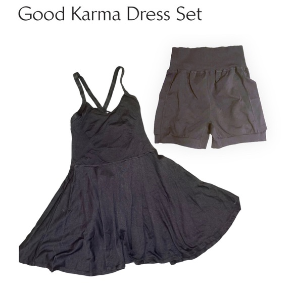 NEW Free People Good Karma Tennis Dress with Shorts [Set] - Picture 2 of 10